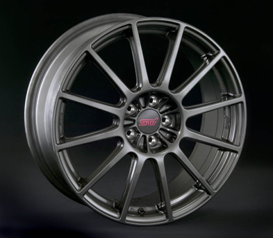 The STI Enkei wheels have been manufactured specifically for Subaru 