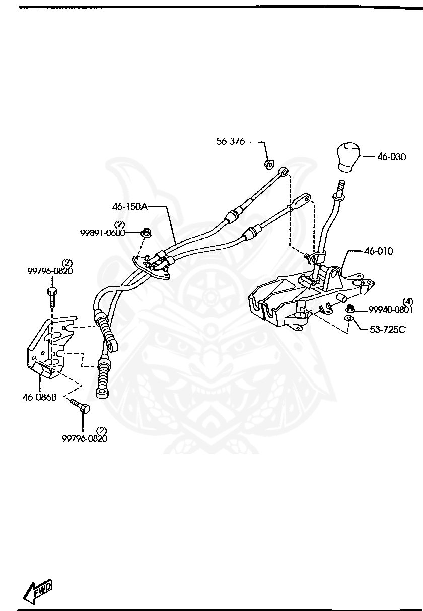 Mazda - Flange Bolt