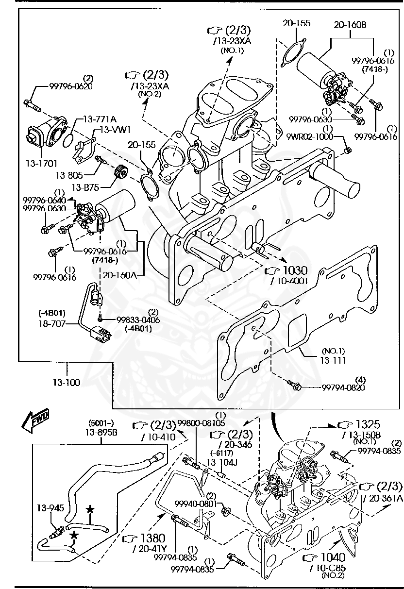 N3H11389X - Mazda - P.C.V. Hose - Nengun Performance