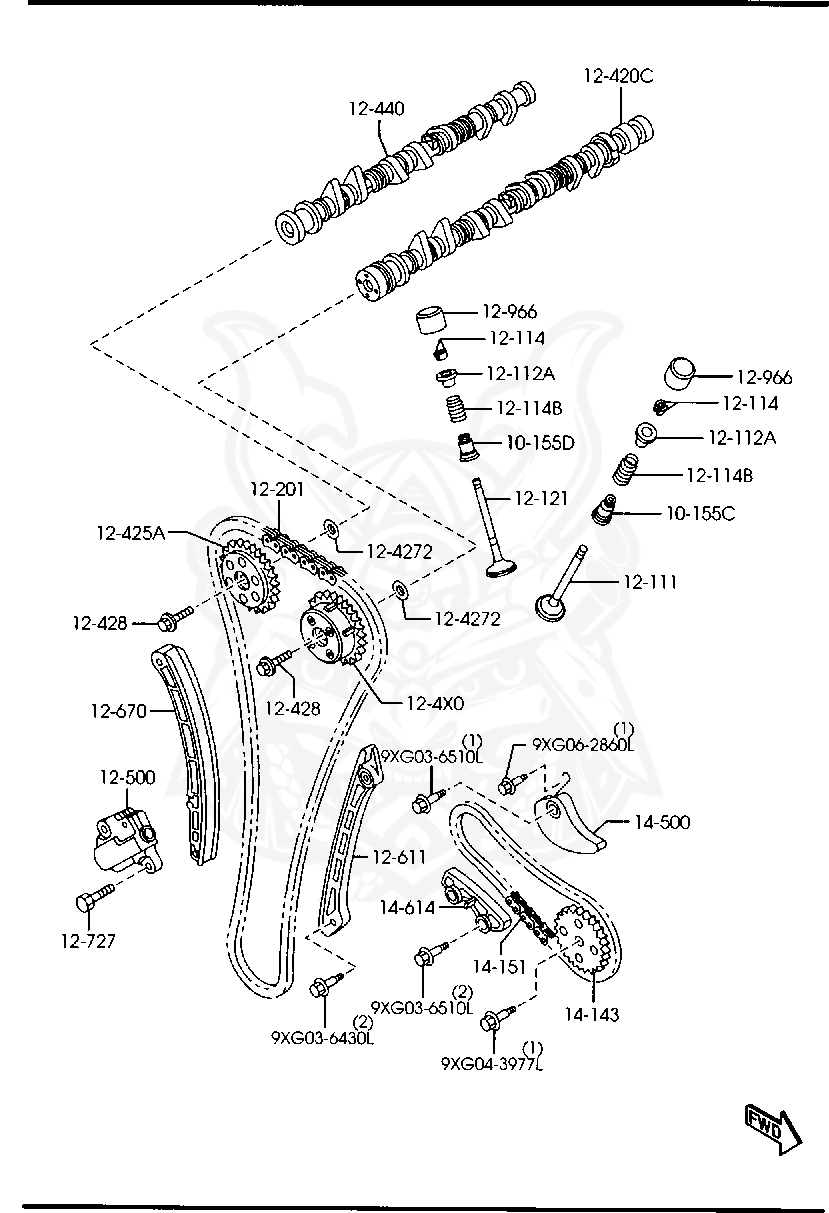 mazda cx7 timing chain