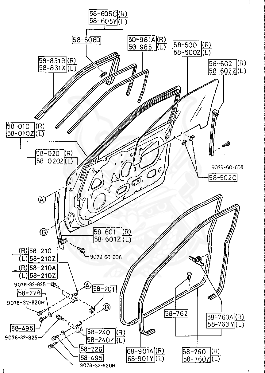 FB0150981B - Mazda - Door Sash Model (r) - Nengun Performance