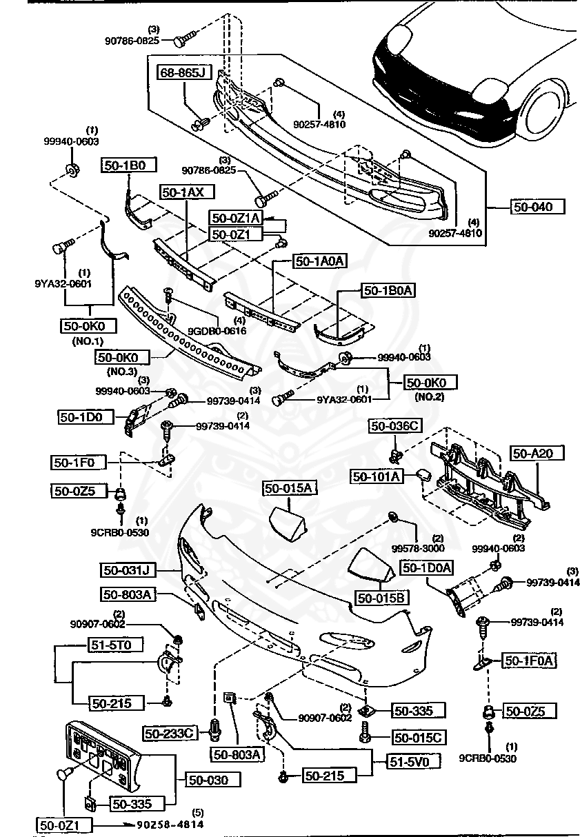 999400603 - Mazda - Flange Nut - Nengun Performance