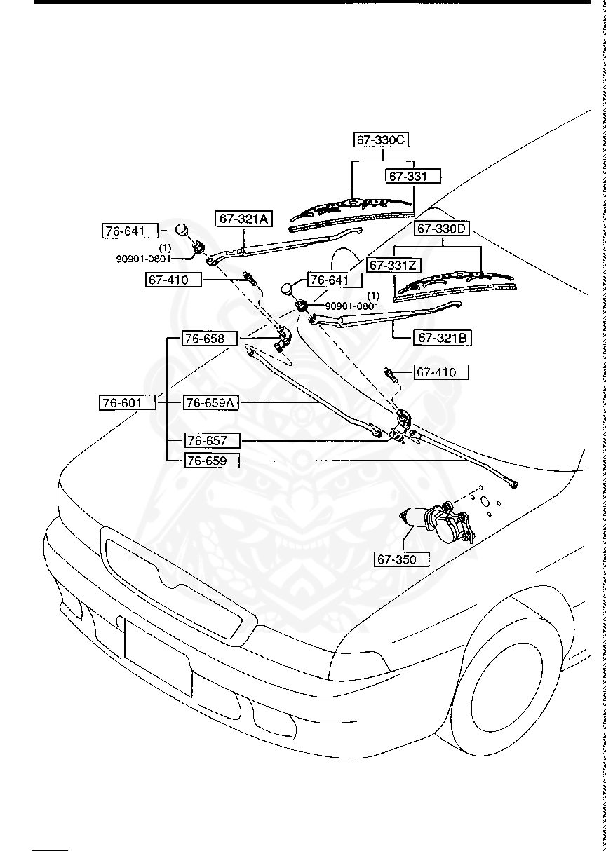 D06167330A - Mazda - Front Wiper Blade (l) - Nengun Performance