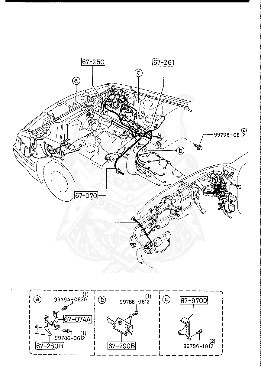 997960812 - Mazda - Flange Bolt - Nengun Performance