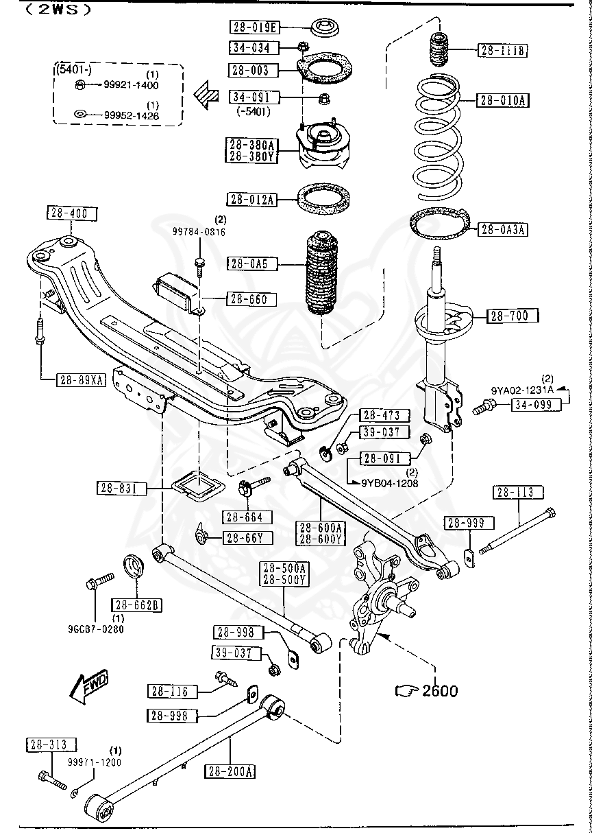 Mazda 6 Rear Suspension Diagram