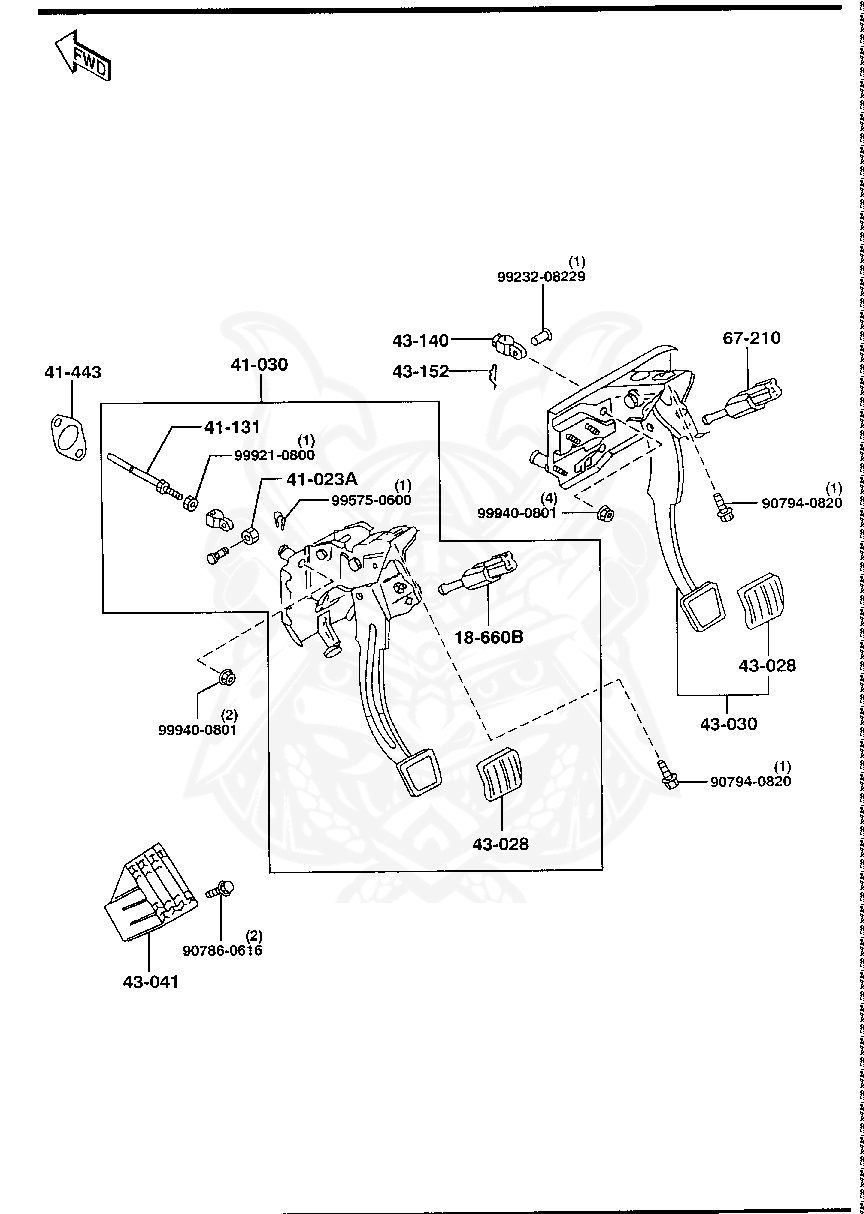 995750600 - Mazda - 'u' Stop Ring - Nengun Performance