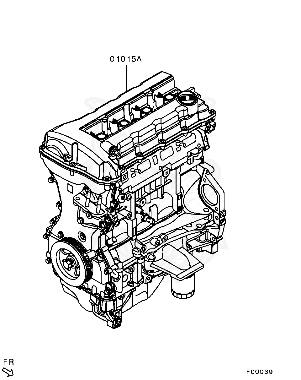 Mitsubishi Lancer Evolution X CZ4A 4B11 engine