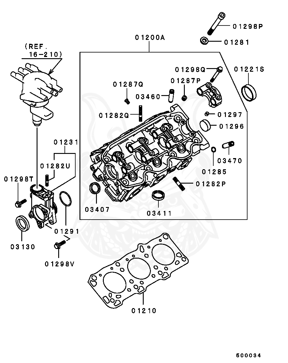 MF665541 - Mitsubishi - Cap, Cylinder Block - Nengun Performance