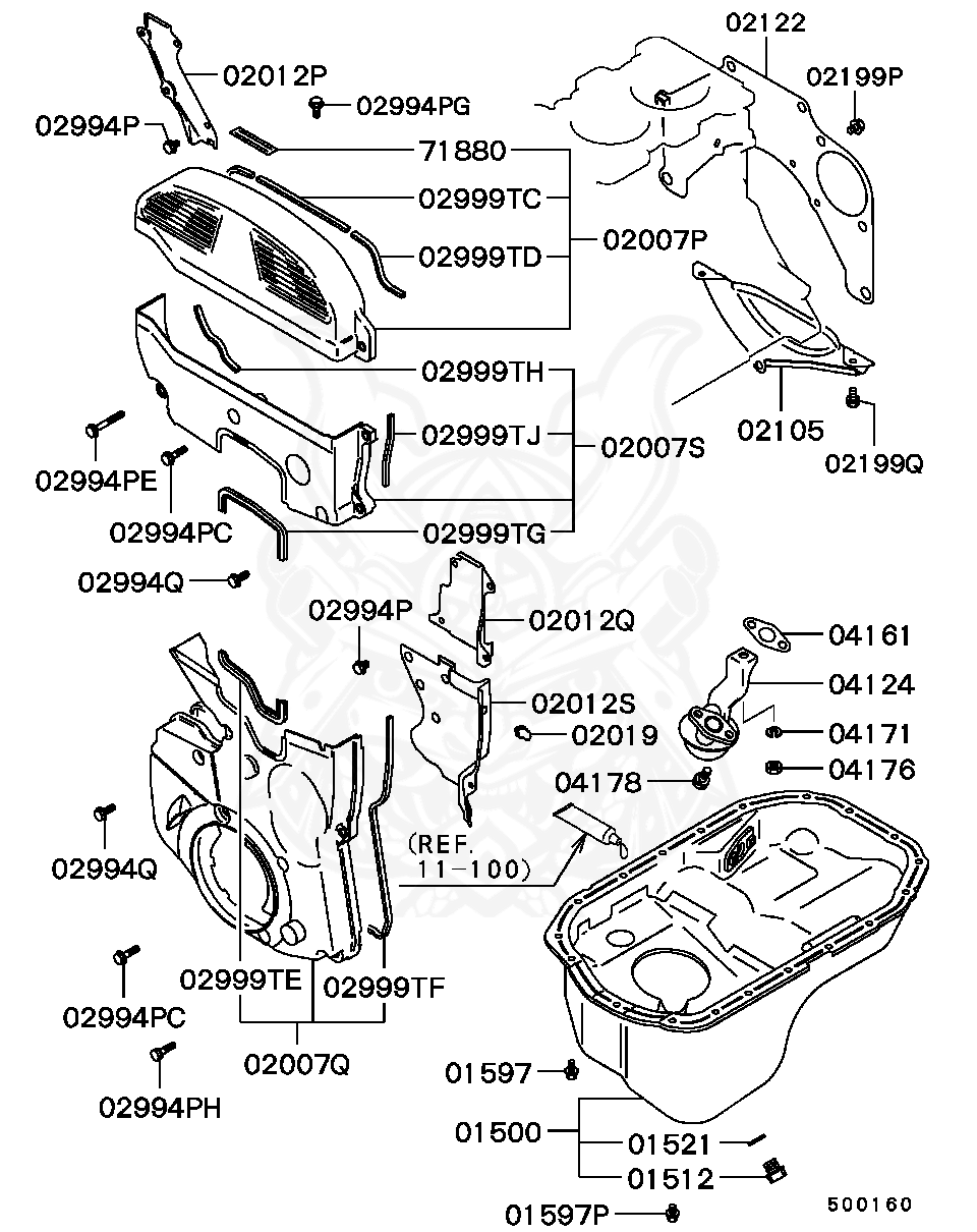 MS241071 - Mitsubishi - Bolt, Oil Strainer - Nengun Performance