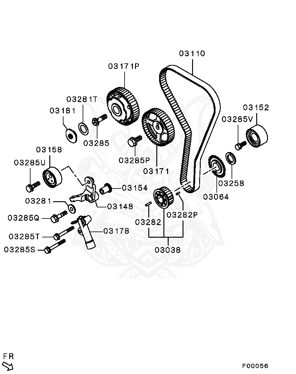 mitsubishi colt cambelt replacement