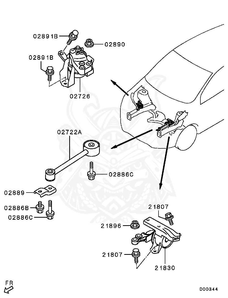 MF911641 - Mitsubishi - Bolt, Diff Control - Nengun Performance