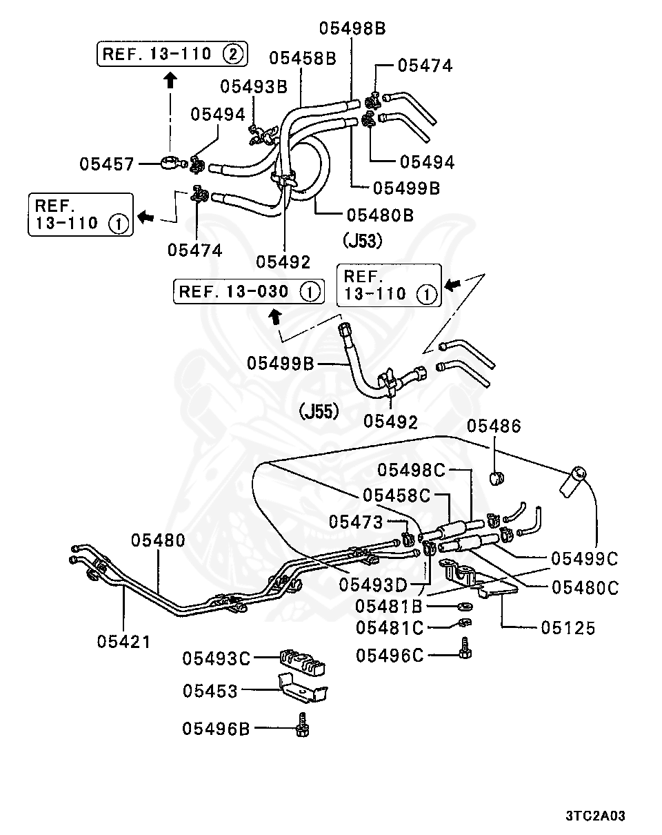 MB249339 - Mitsubishi - Band, Fuel Line - Nengun Performance