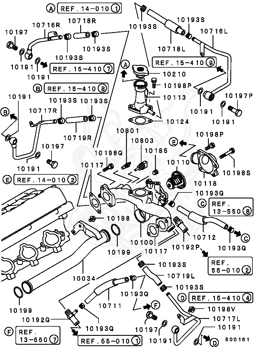 Md174234 Mitsubishi Thermostat Kit Nengun Performance