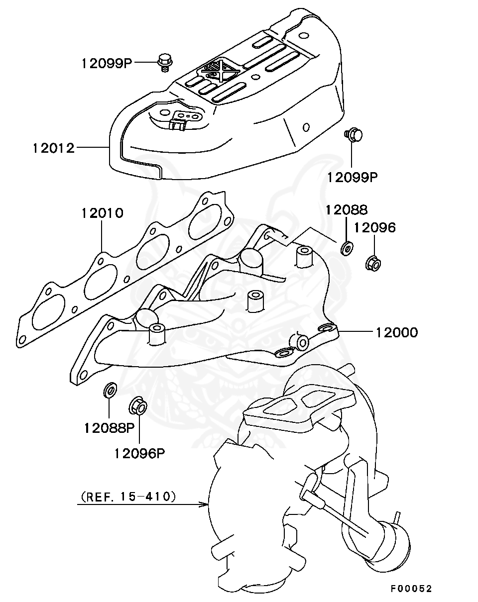 MR464969 - Mitsubishi - Manifold, Exhaust - Nengun Performance