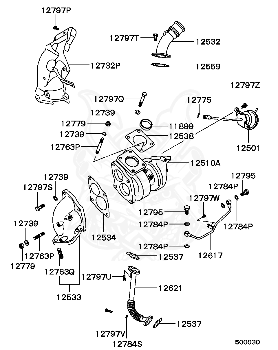 MF650102 - Mitsubishi - Eyebolt, T / C - Nengun Performance