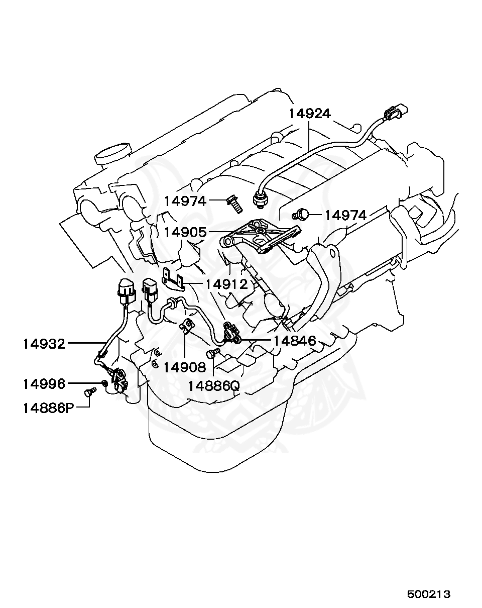 MD182842 - Mitsubishi - Bolt, Crank Angle Sensor - Nengun Performance