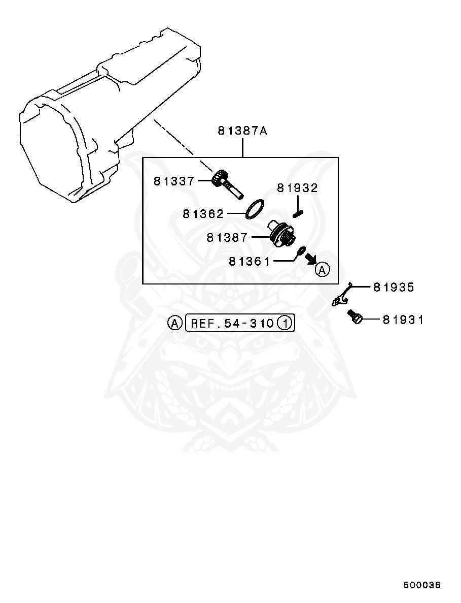 MF241252 - Mitsubishi - Bolt Rear Suspension Stabilizer - Nengun ...