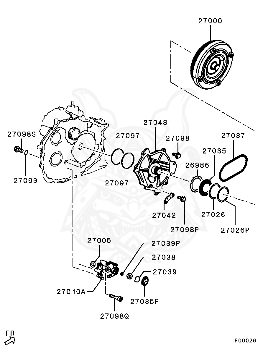 A - Mitsubishi - Torque Converter, A / T - Nengun Performance