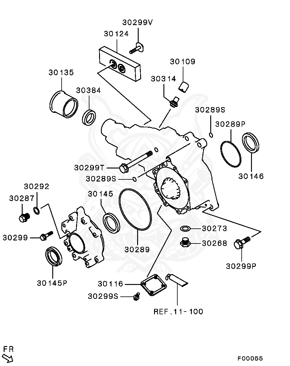 MD701430 - Mitsubishi - Oil Seal, T / F Rr Output Shaft - Nengun ...