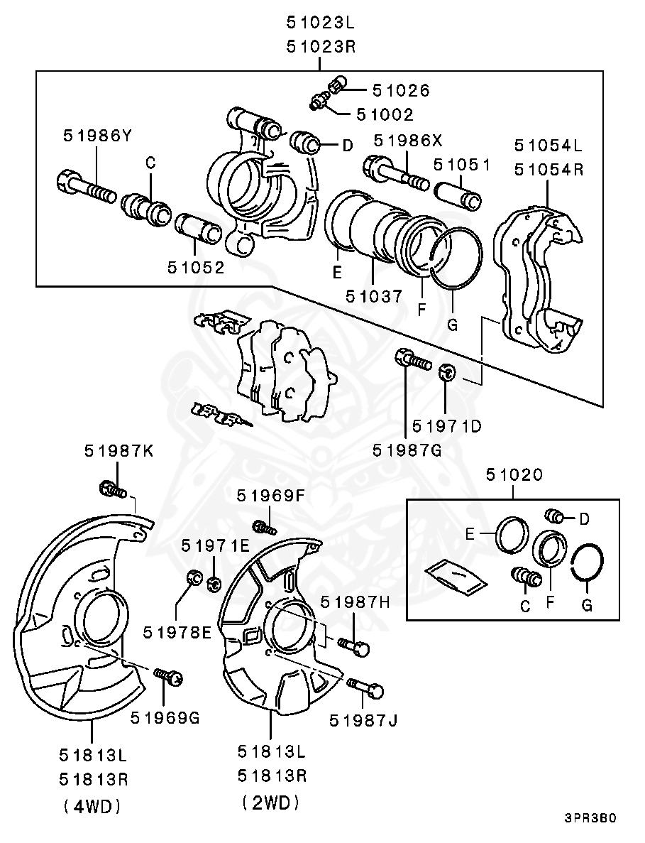 MB928290 - Mitsubishi - Bleeder, Fr Brake Caliper - Nengun Performance