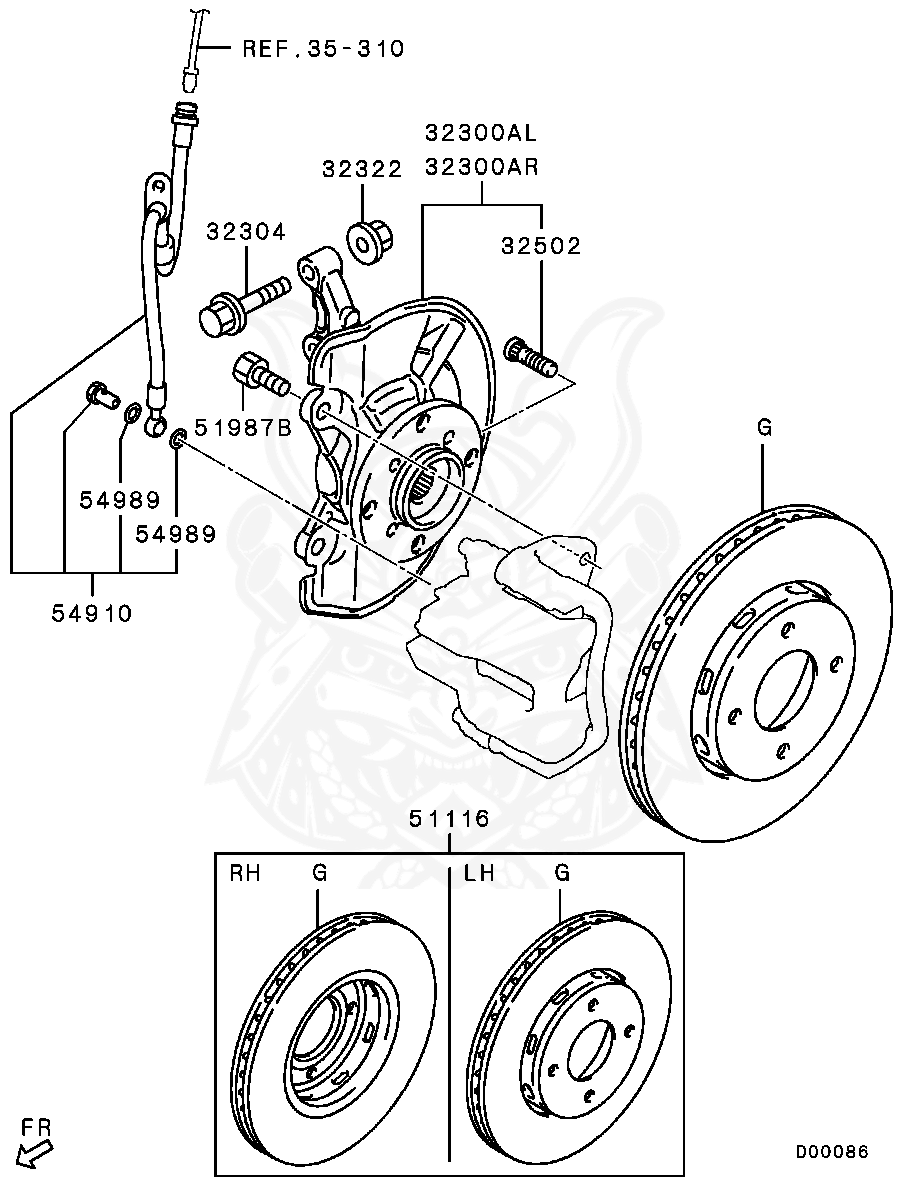 MU000467 - Mitsubishi - Bolt, Fr Susp Lwr Arm - Nengun Performance