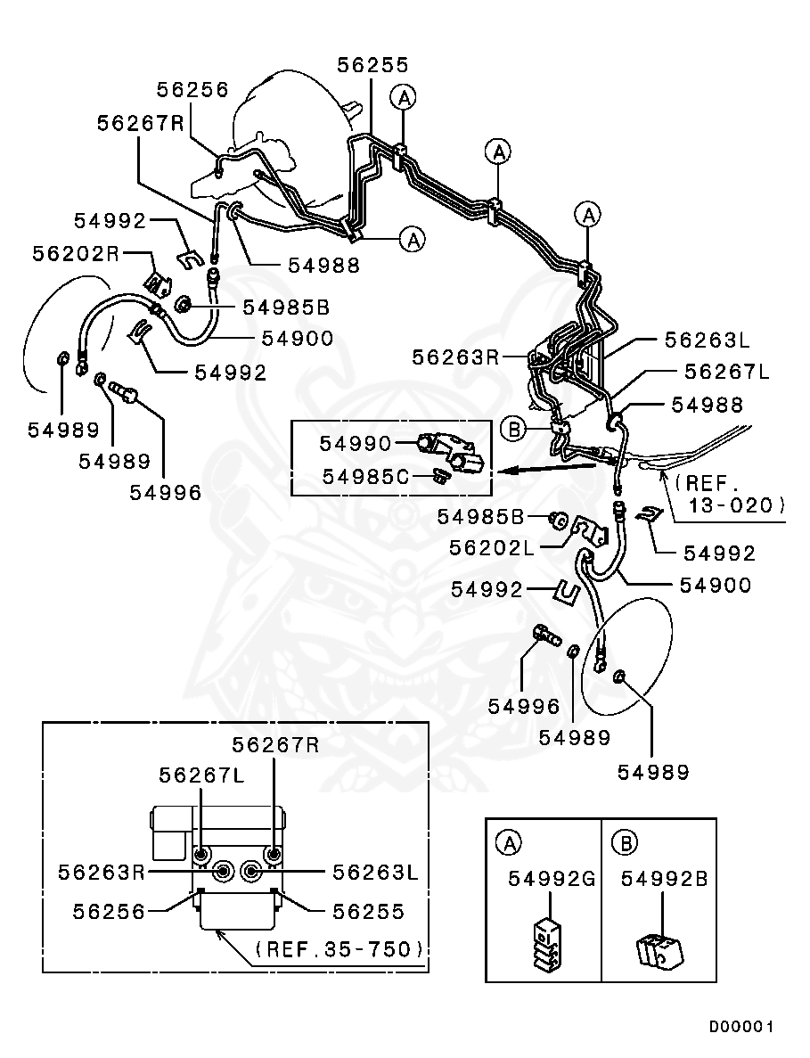 MA111832 - Mitsubishi - Gasket, Brake Fluid Line - Nengun Performance