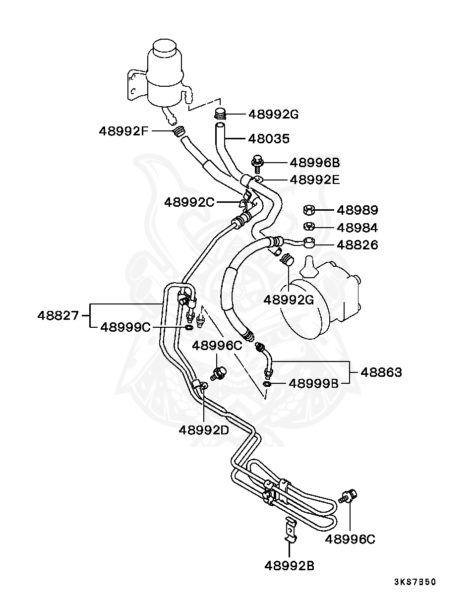 MF450407 - Mitsubishi - Washer, Steering Wheel - Nengun Performance