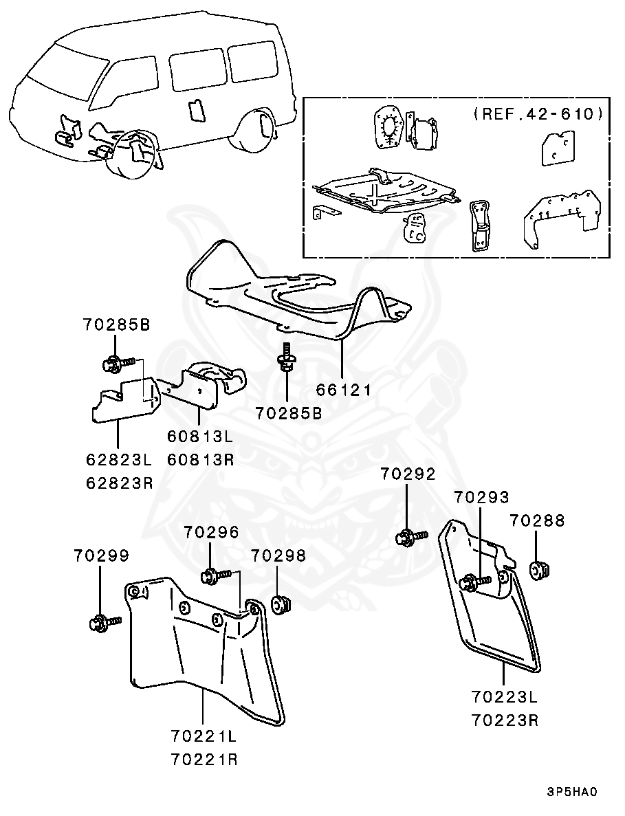 MS452393 - Mitsubishi - Screw, Fr Bumper - Nengun Performance