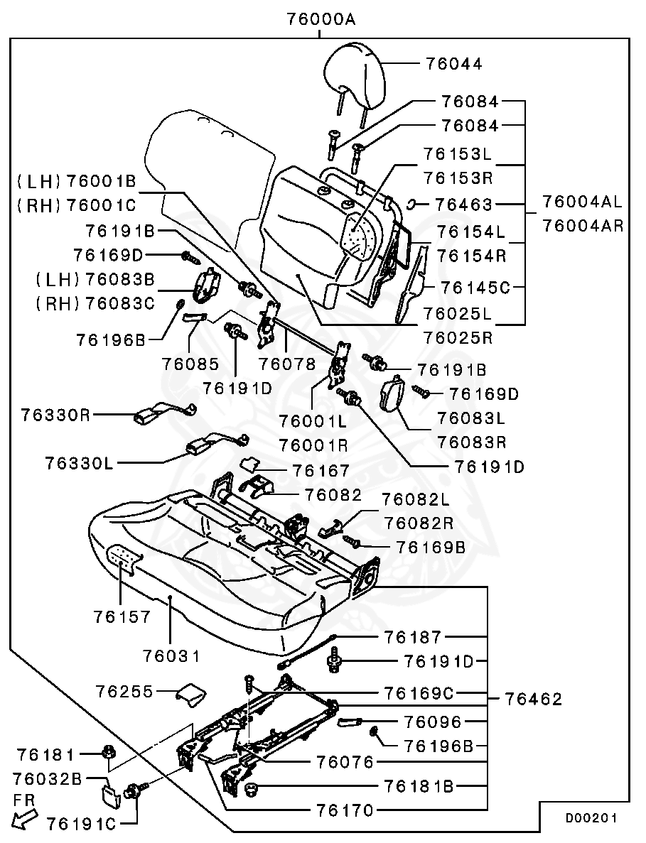 Mf140258 - Mitsubishi - Bolt, Rr Diff - Nengun Performance