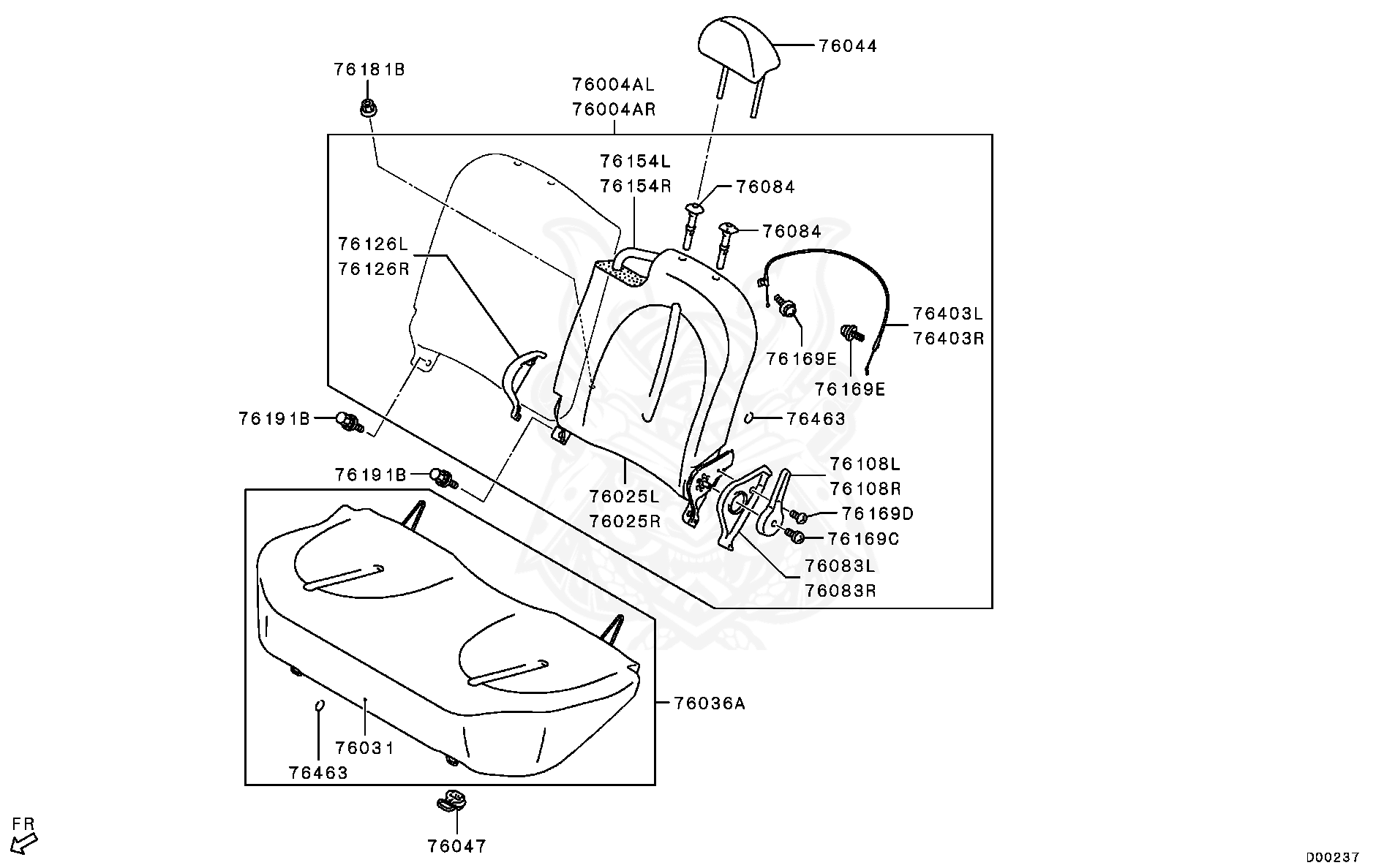 MS440504 - Mitsubishi - Nut Front Suspension Stabilizer - Nengun ...