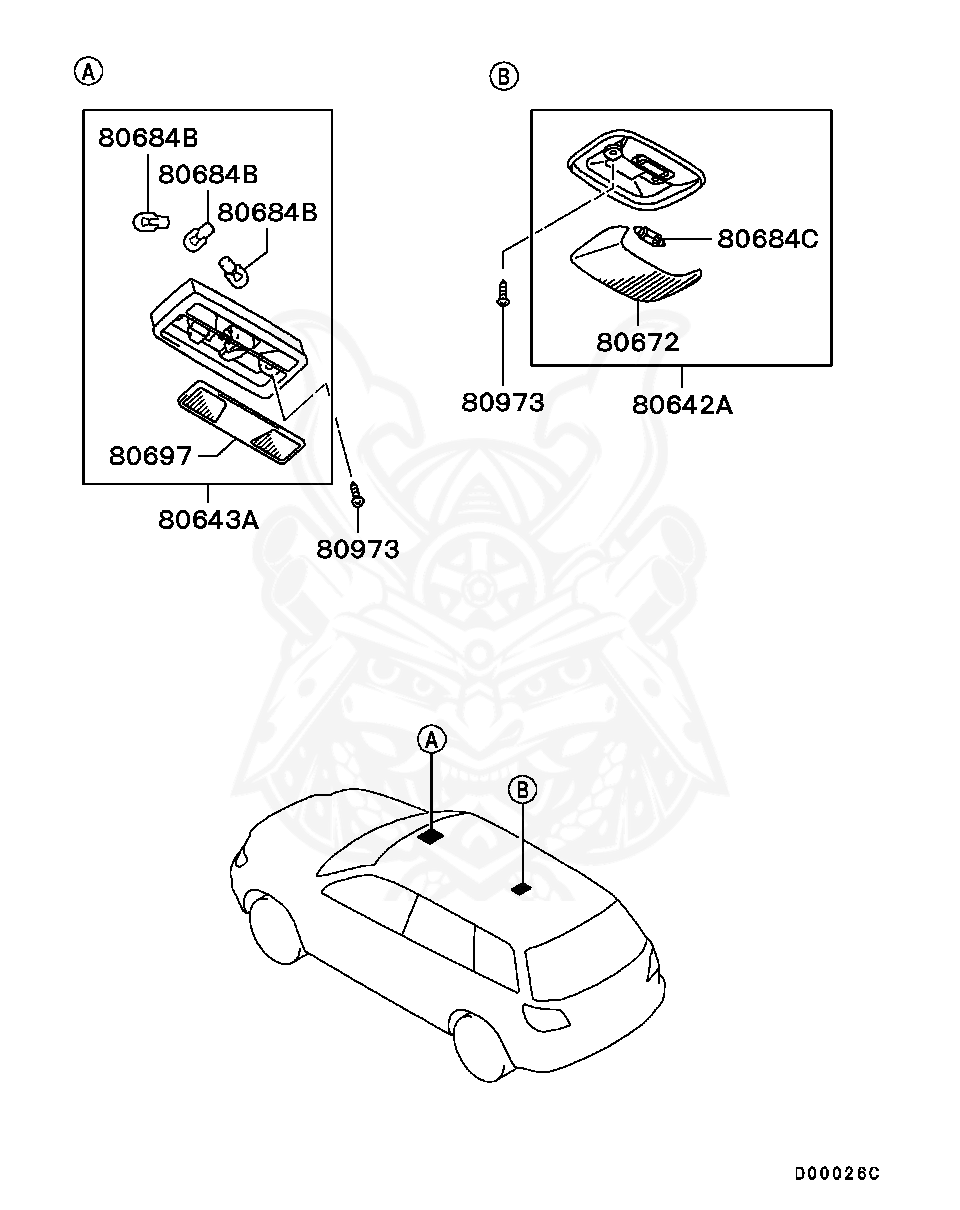 MF820513 - Mitsubishi - Bulb, Room Lamp - Nengun Performance