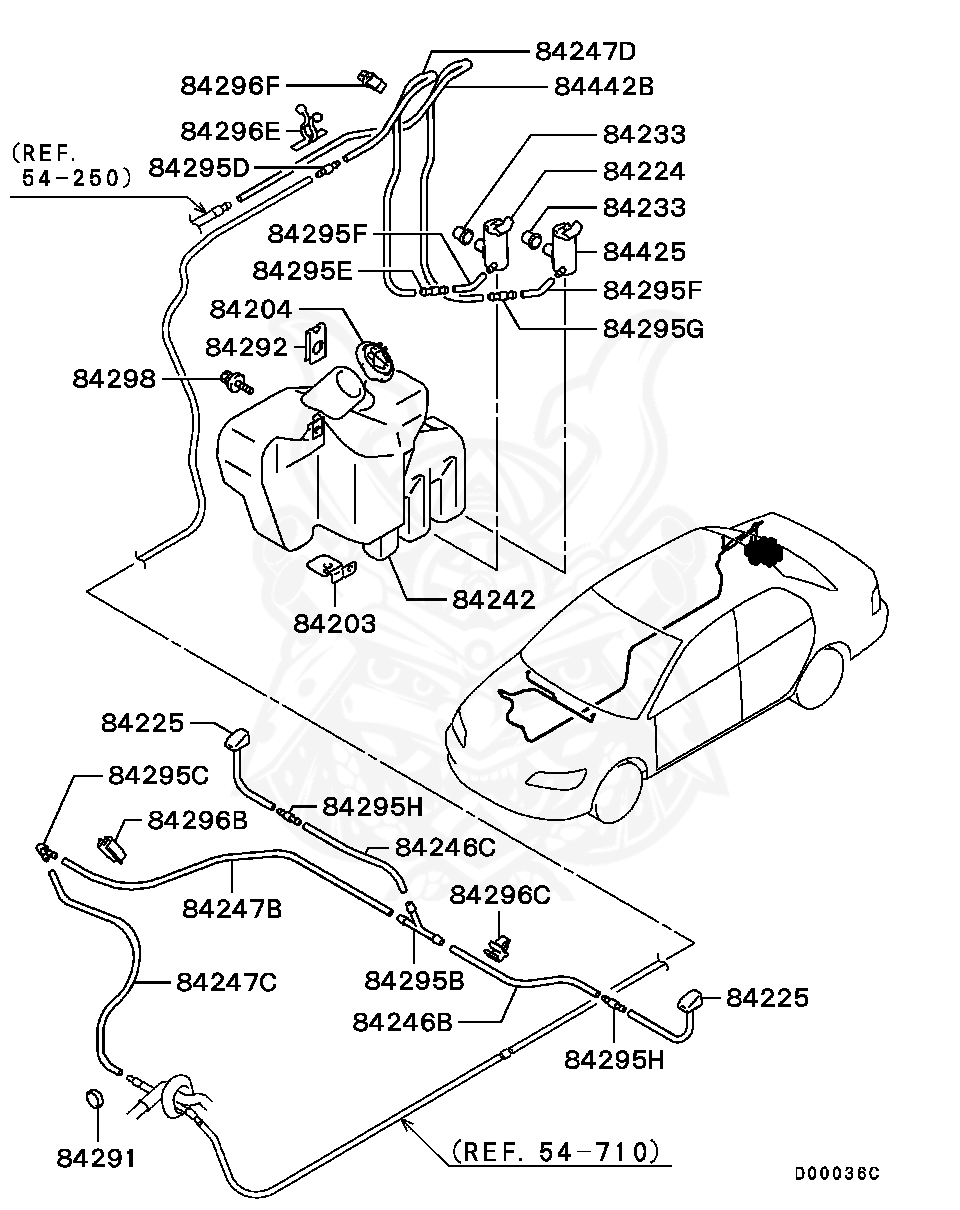 MR388278 - Mitsubishi - Joint, Windshield Washer - Nengun Performance