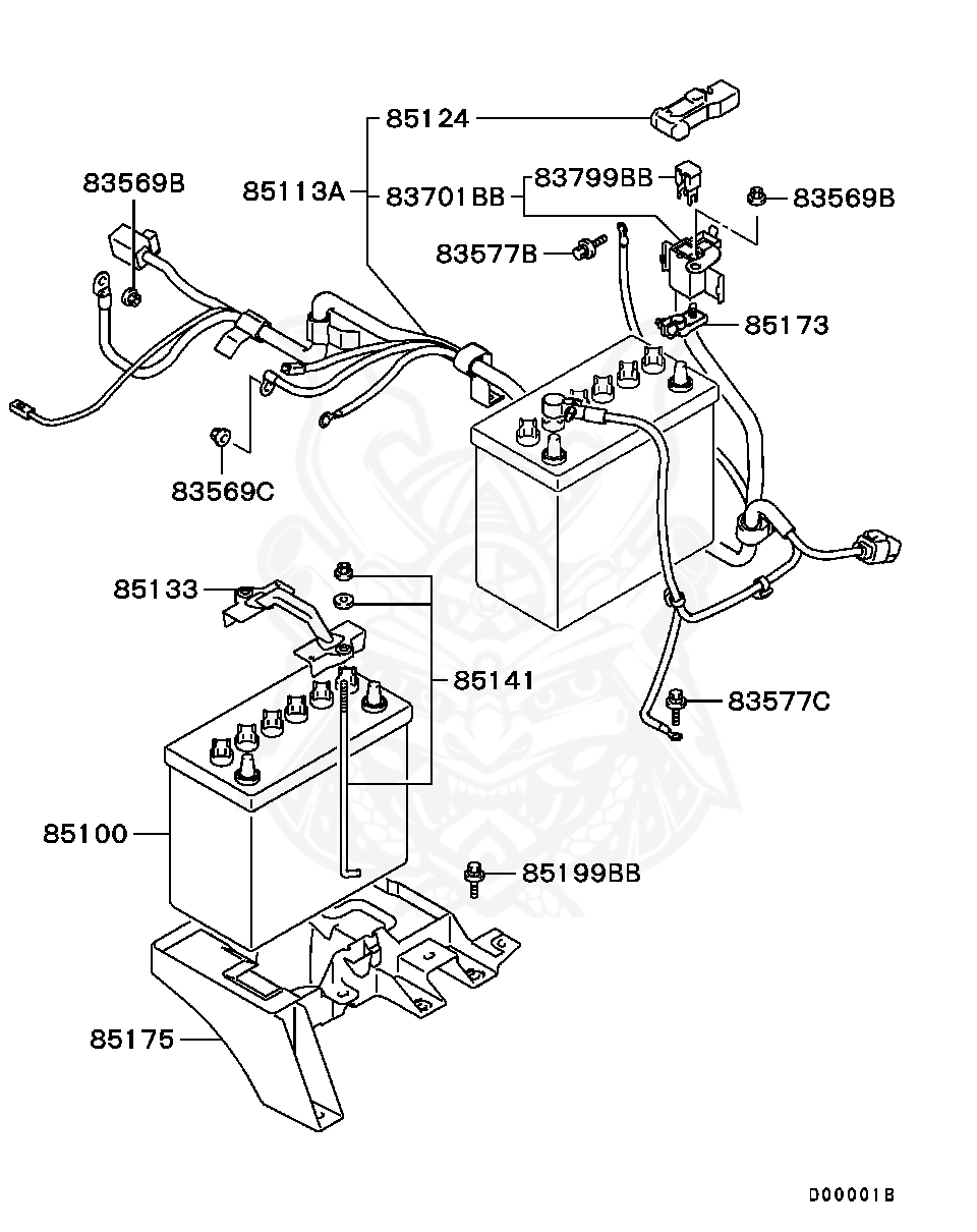 MU800771 - Mitsubishi - Terminal, Battery - Nengun Performance