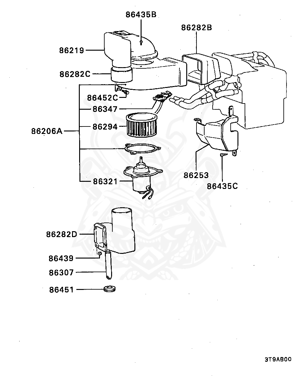 MF455031 - Mitsubishi - Screw, Heater - Nengun Performance