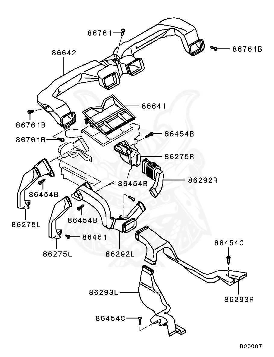 MB476821 - Mitsubishi - Clip, Air Cleaner - Nengun Performance