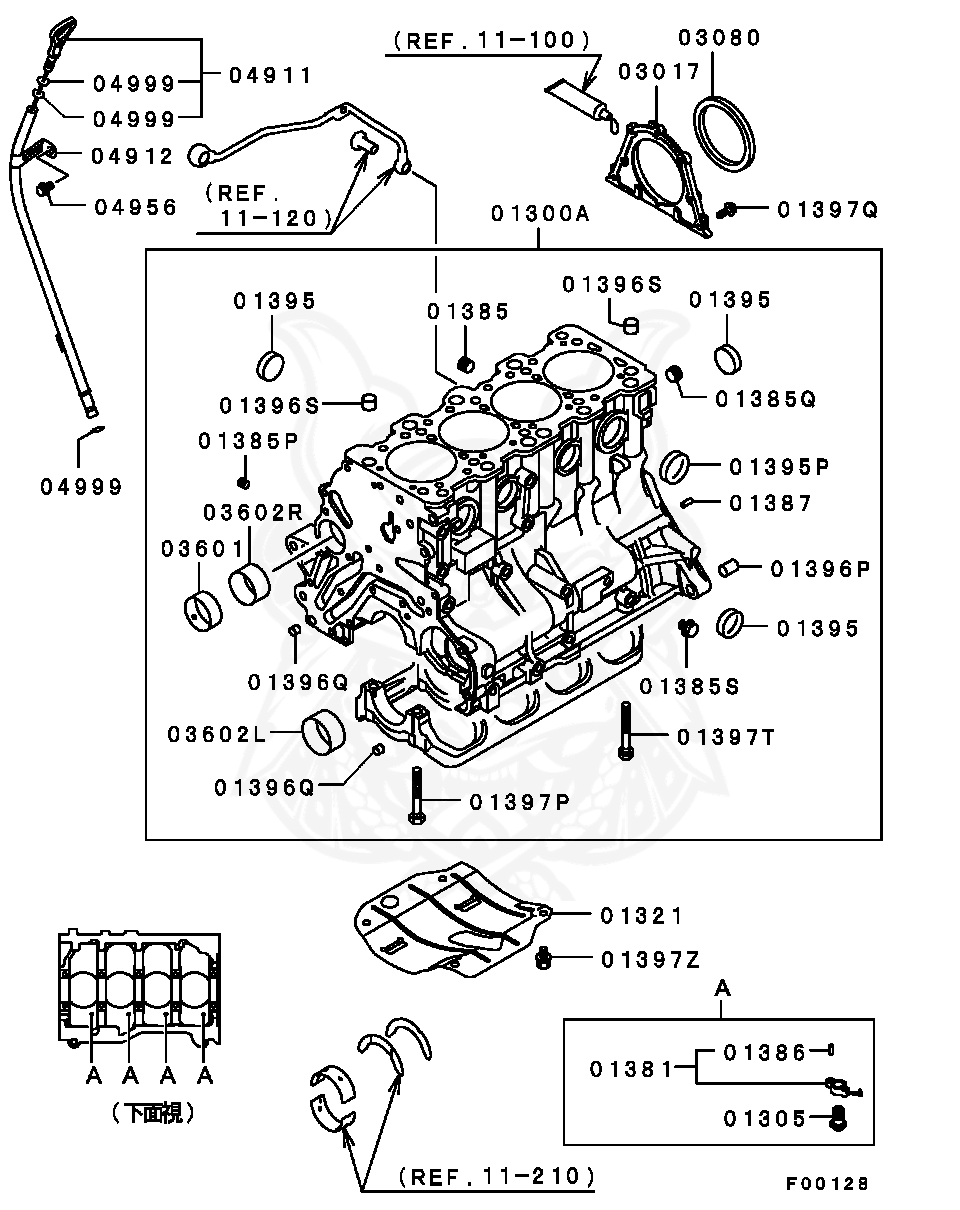 MF472403 - Mitsubishi - Pin, Cylinder Block - Nengun Performance