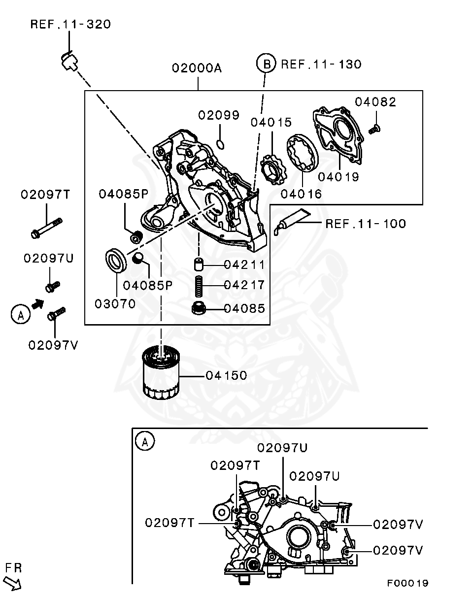 MD377999 - Mitsubishi - OIL SEAL,CRANKSHAFT,FR - Nengun Performance