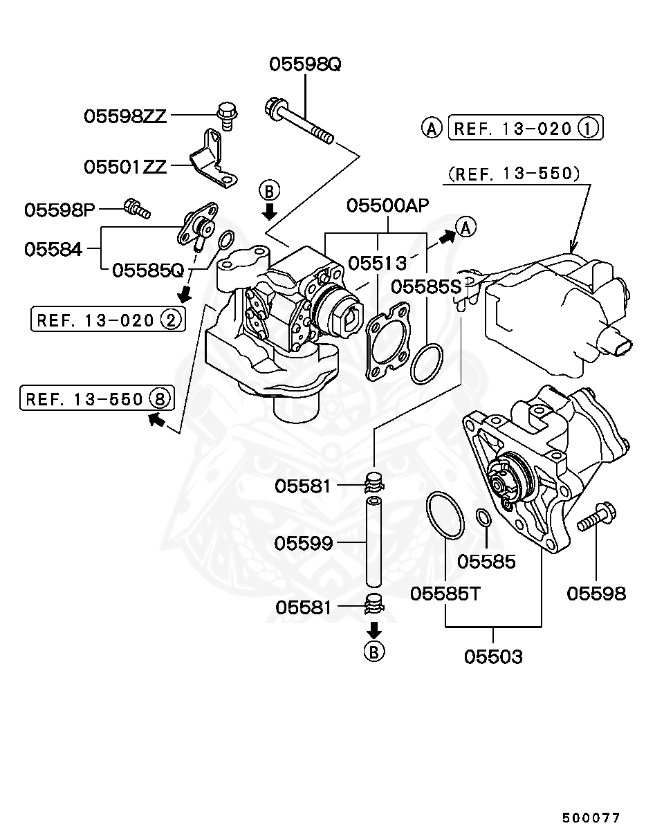 Einspritzpumpe Mitsubishi carisma 1,8 GDI MD351017 MD351017 - METO