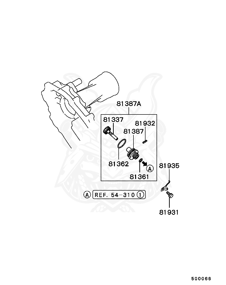 MF241252 - Mitsubishi - Bolt Rear Suspension Stabilizer - Nengun ...
