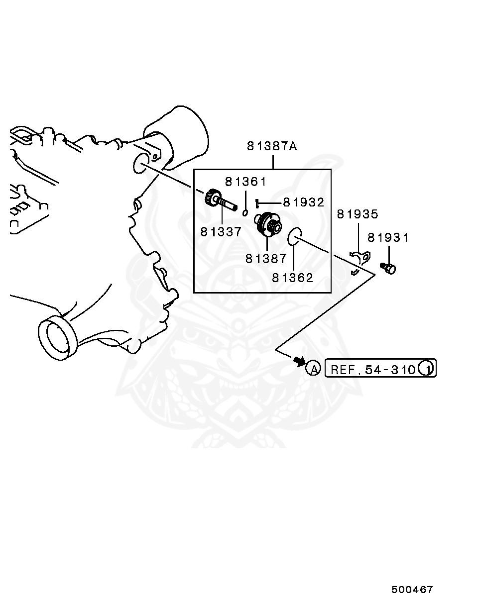 MF241252 - Mitsubishi - Bolt Rear Suspension Stabilizer - Nengun ...