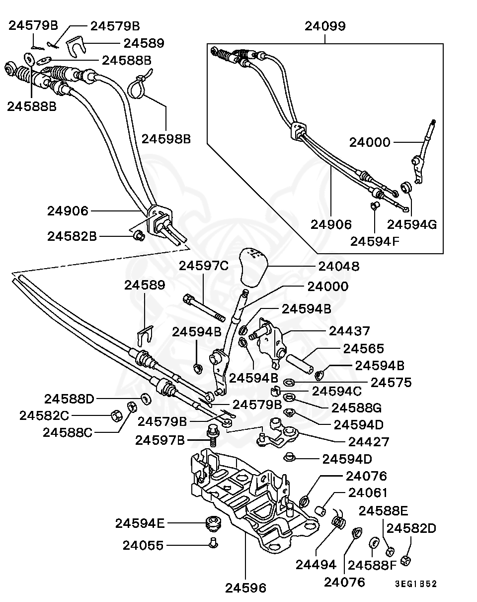 MB580253 - Mitsubishi - Bushing, Gearshift Link - Nengun Performance