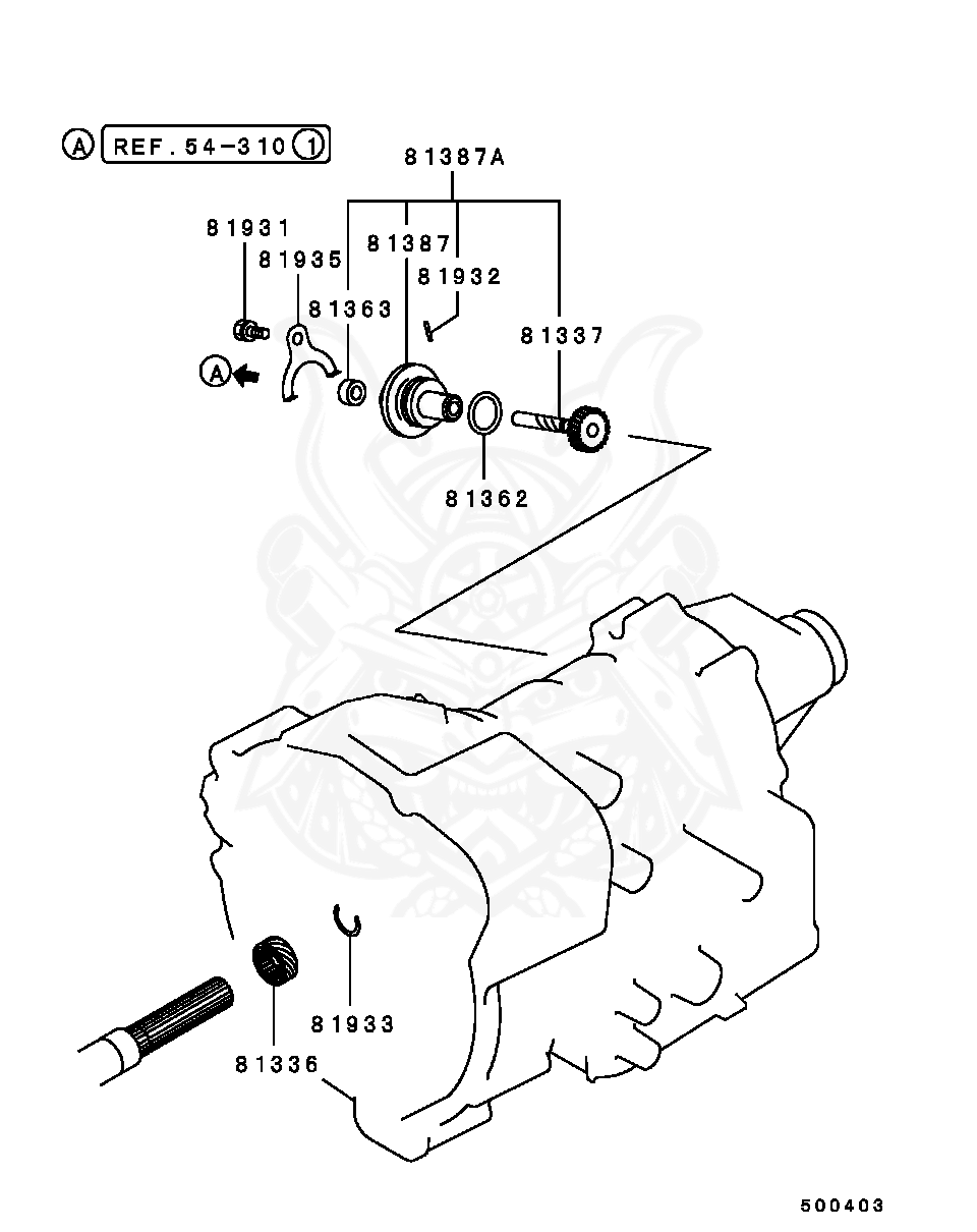 MF241252 - Mitsubishi - Bolt Rear Suspension Stabilizer - Nengun ...