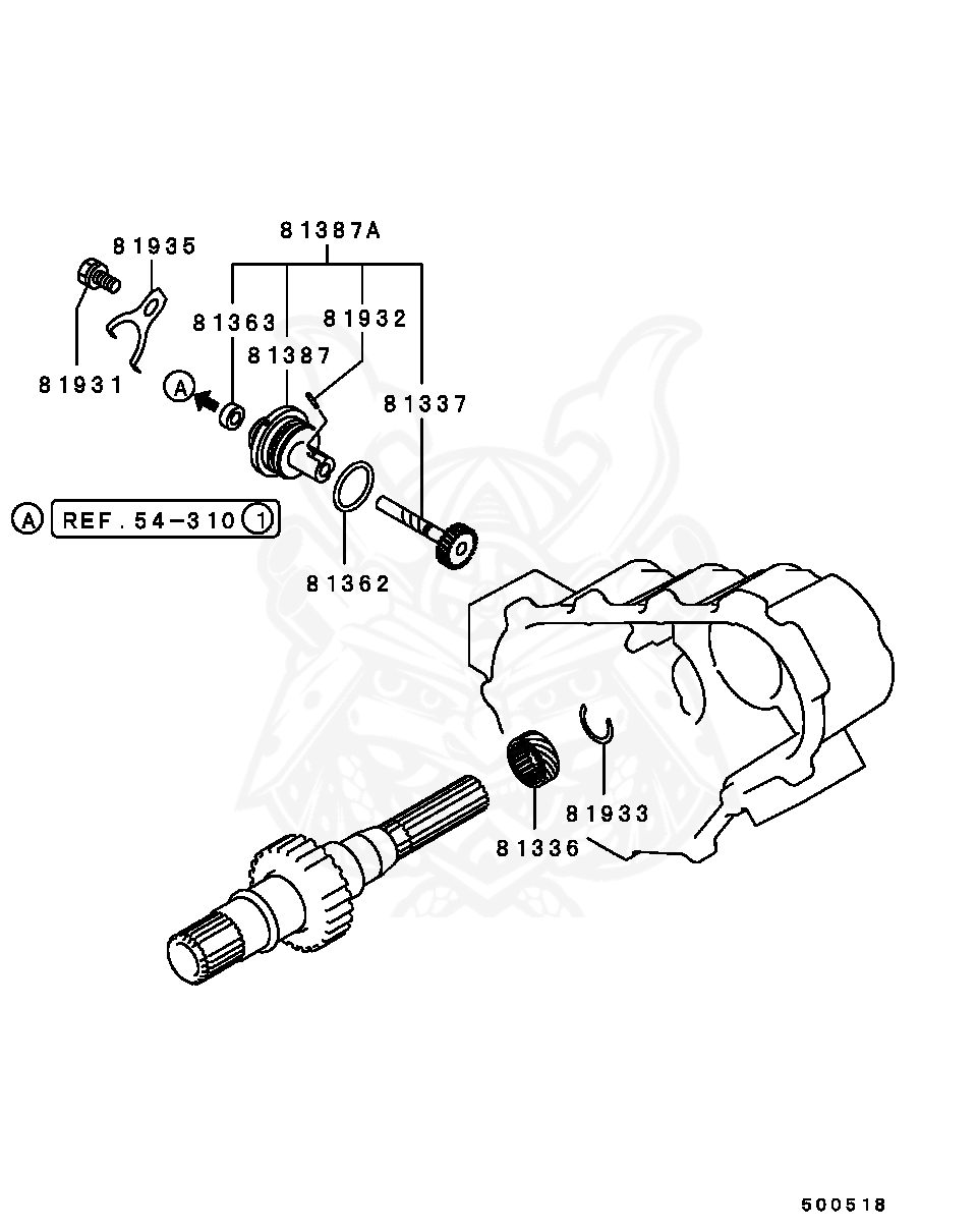 MF241252 - Mitsubishi - Bolt Rear Suspension Stabilizer - Nengun ...