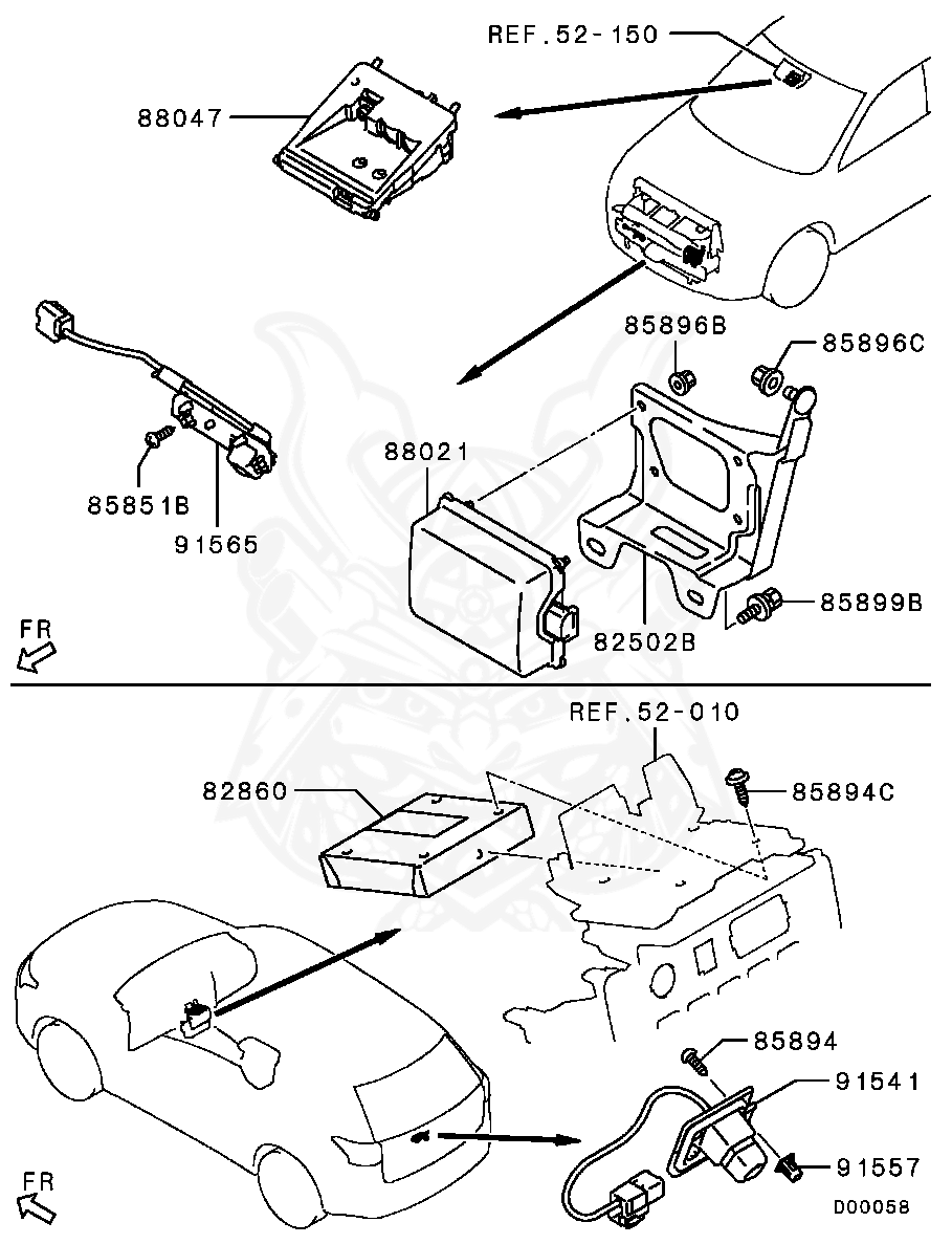 MS450156 - Mitsubishi - Screw, Fr Bumper - Nengun Performance