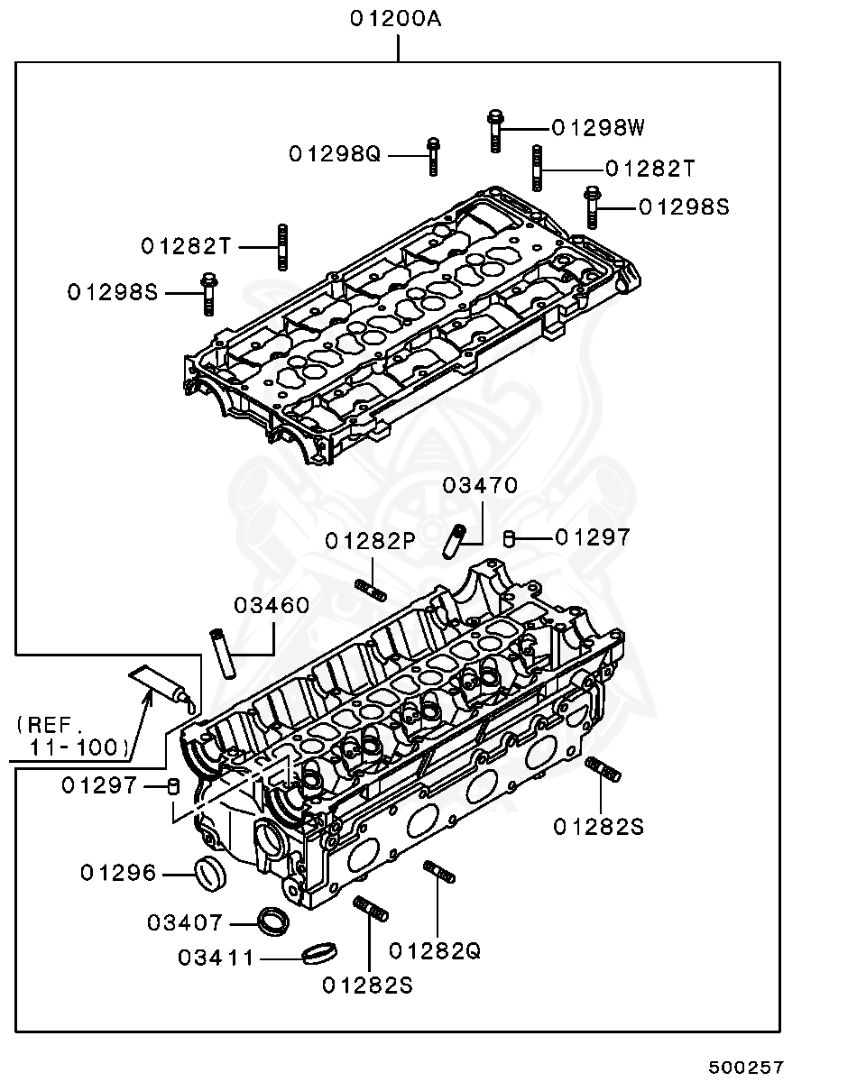 Mitsubishi - Stud, Cylinder Head