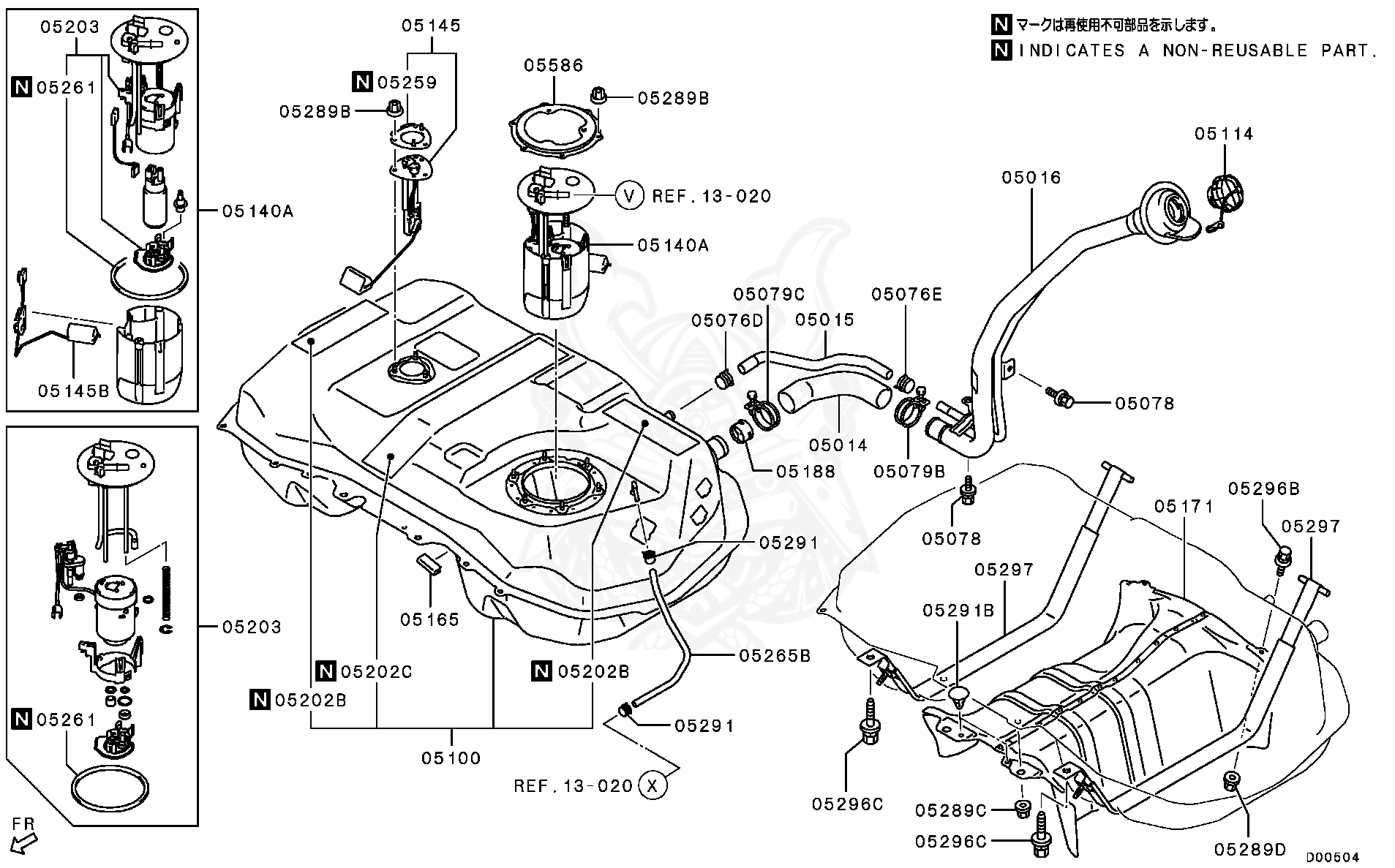 1748A017 - Mitsubishi - Plate, Fuel Pump Bracket - Nengun Performance