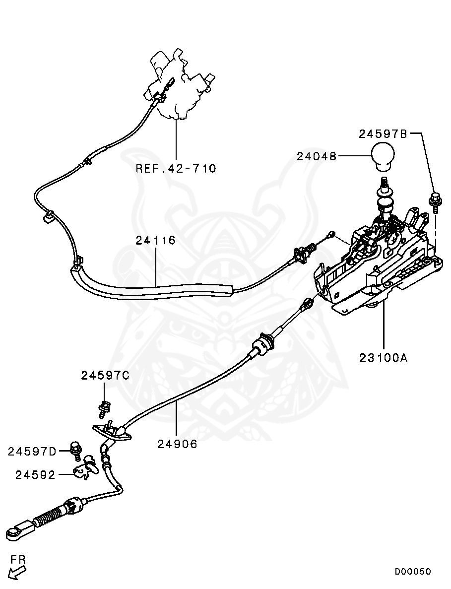 2430A097 - Mitsubishi - Cable, Gear Shift - Nengun Performance