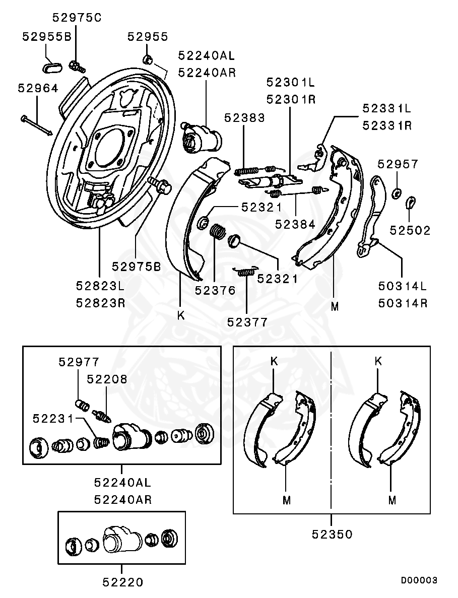 Mitsubishi - Lever, Rr Brake Shoe Slack Adjuster, Lh