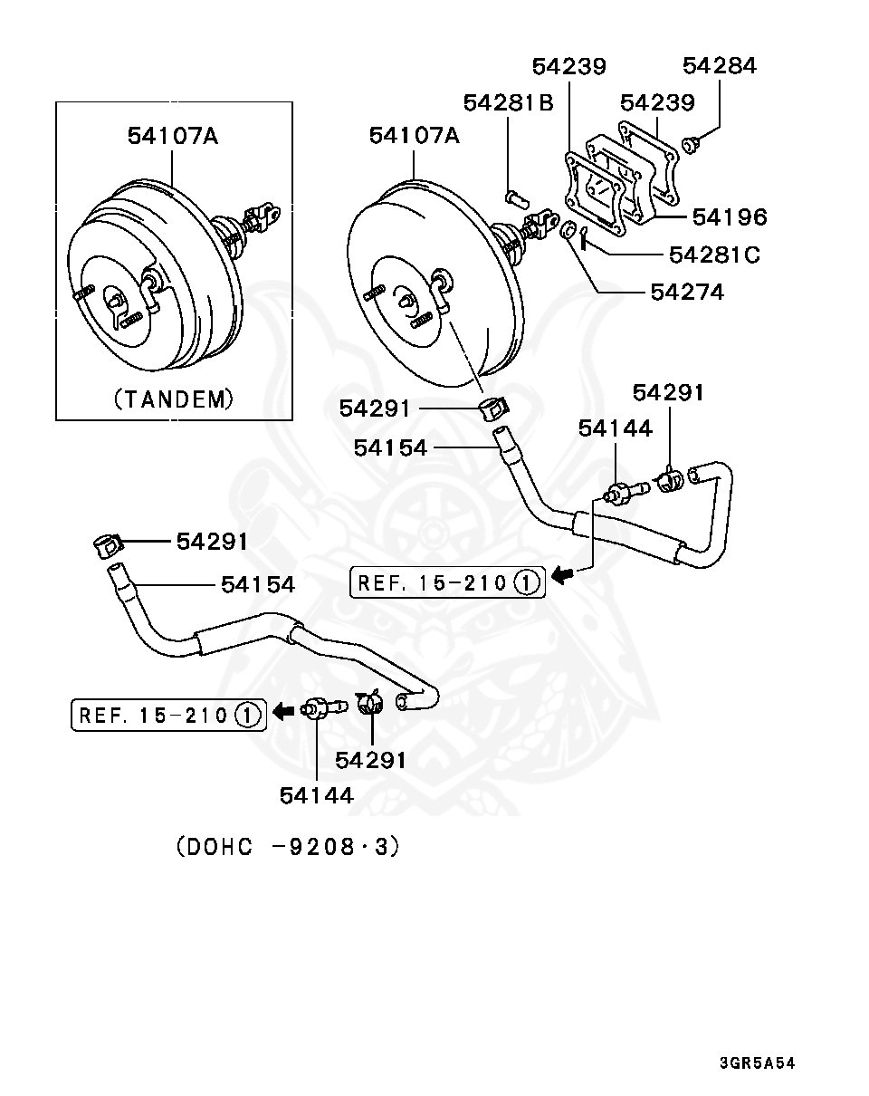Mitsubishi - Seal, Brake Booster Body