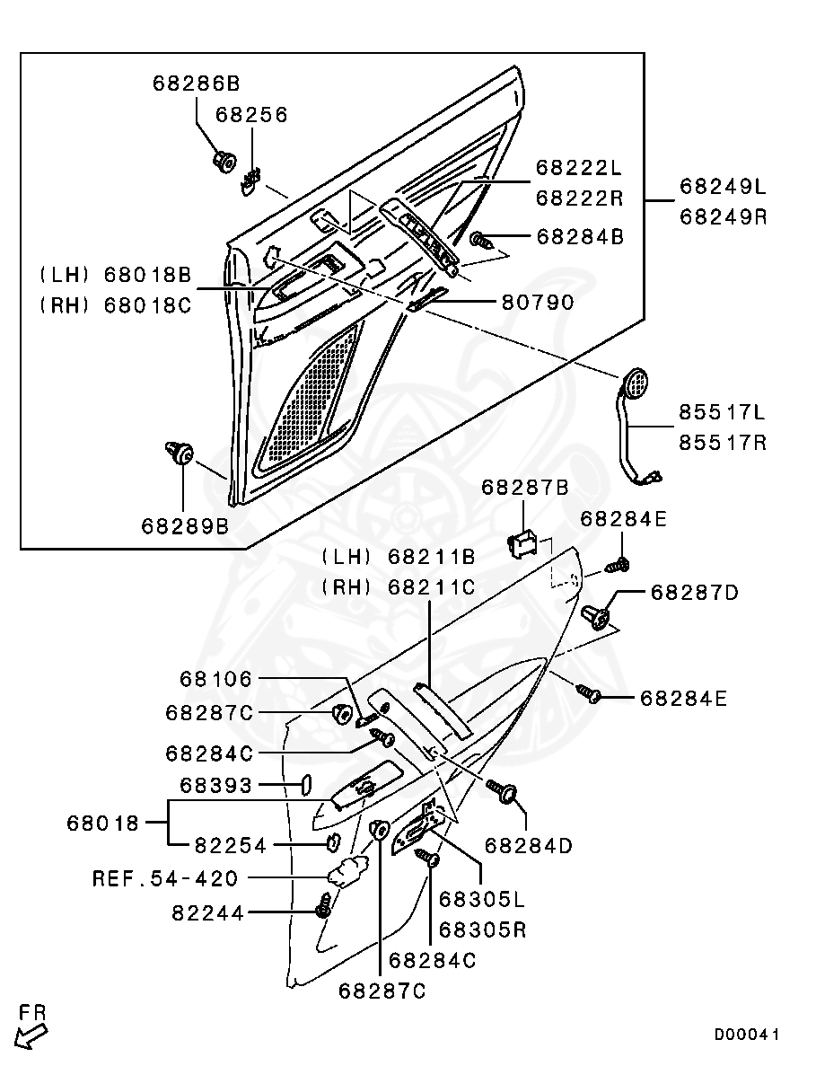 Mitsubishi - Screw, Side Air Dam